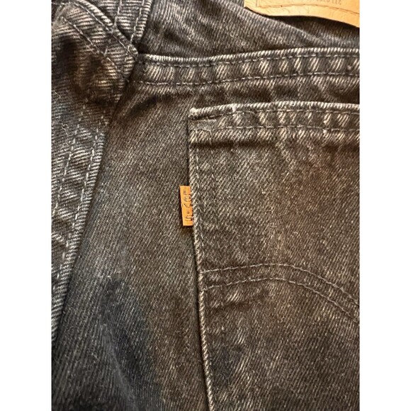 Levis 950 Relaxed Fit Tapered Leg Orange‎ Tab Black Jeans 90’s USA VTG 14 Reg M - Picture 13 of 14